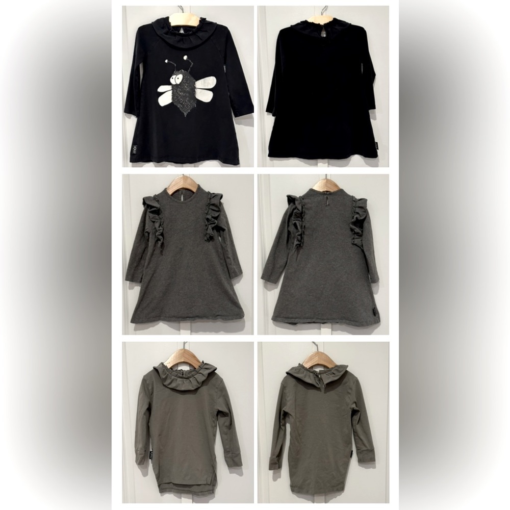 Moi girls bundle - 2 dress and 1 shirt